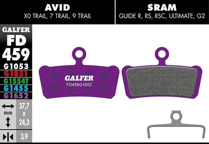 Galfer_Bremsbelag_E-Bike_AVID-_-X0-7-9_Trail_SRAM_Guide_Trickstuff_C42