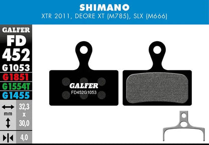 Galfer_Bremsbelag_Performance_SHIMANO_XTR_2011_BR-M985_Deore_XT_BR-M785_SLX