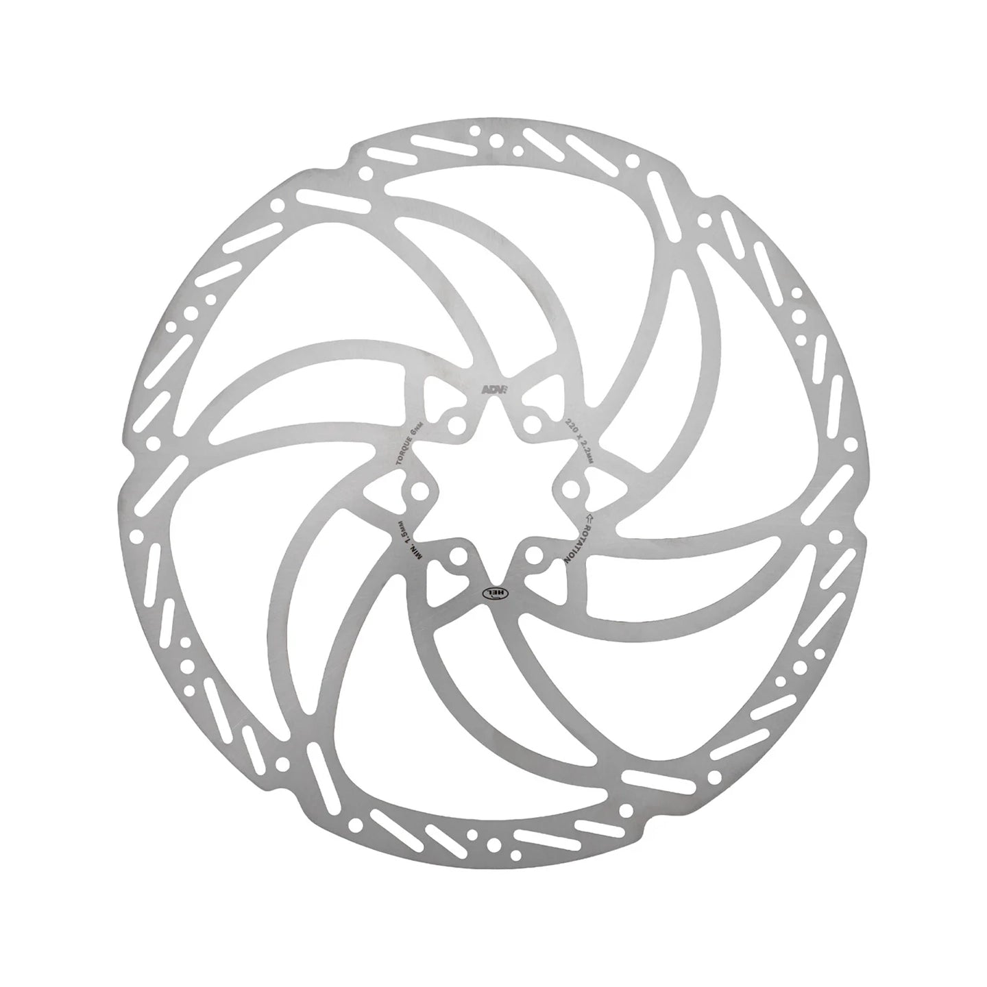 HEL Advocate Bremsscheibe 2.20mm Fixed 6-Bolt eMTB Rotor/Disc