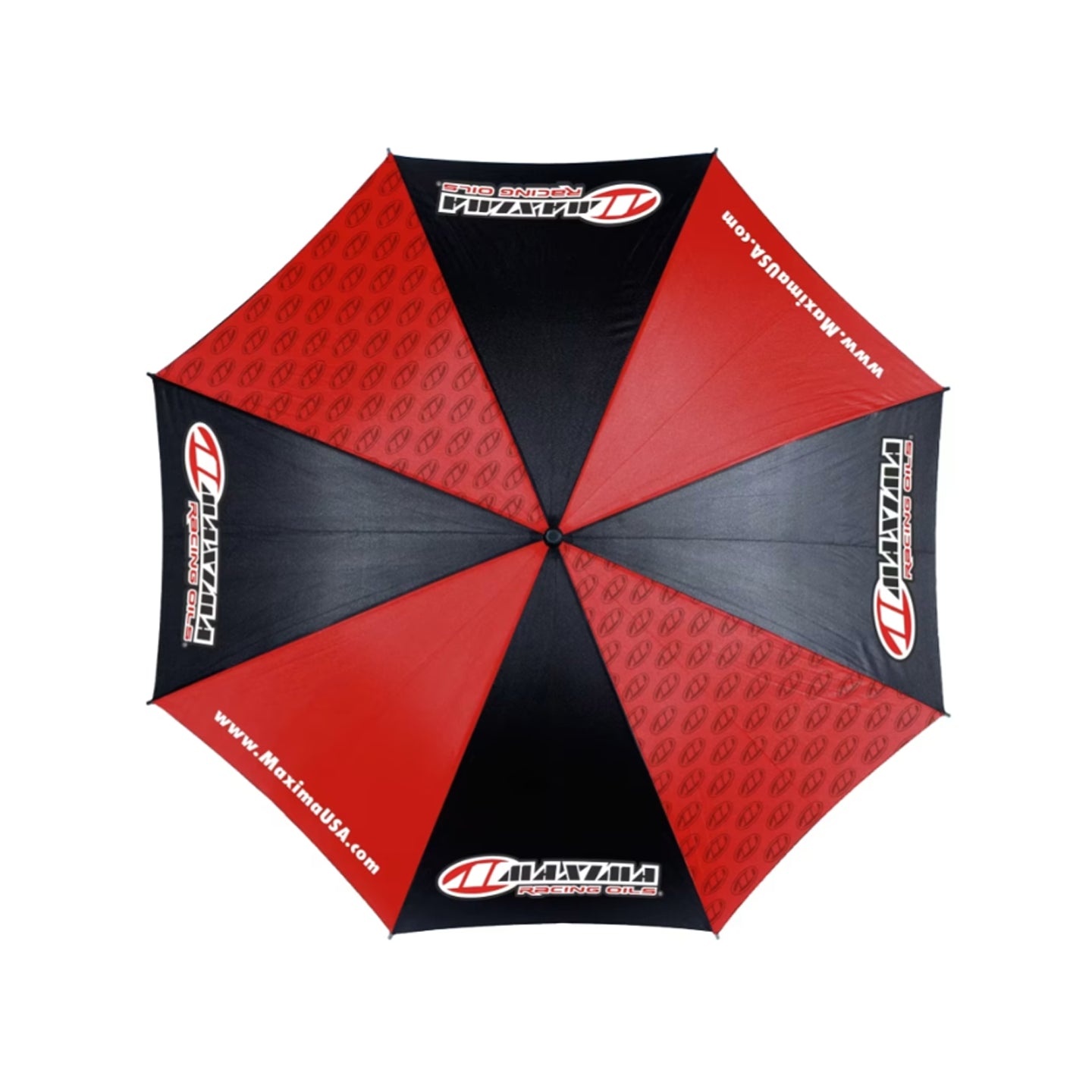MAXIMA Racing Oils Regenschirm – Schwarz/Rot