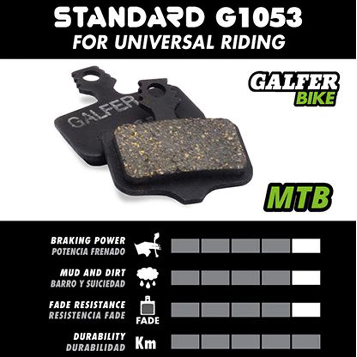 Galfer G1053 PERFORMANCE Bremsbeläge für MTB Scheibenbremsen
