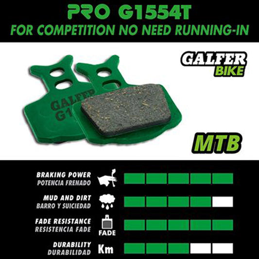 Galfer PRO G1554T Bremsbeläge für MTB Scheibenbremsen