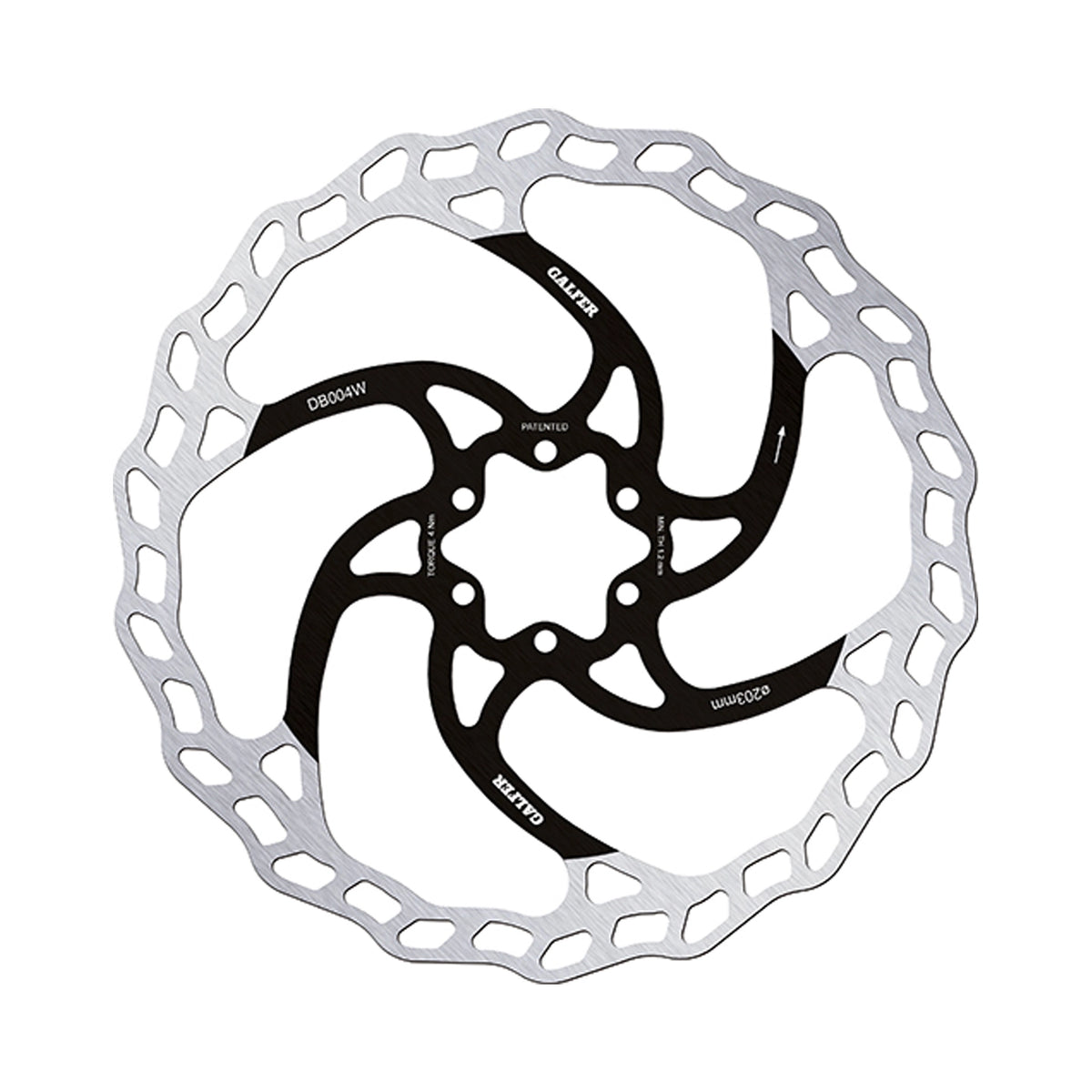 Galfer Wave Fixed 6-Loch Bremsscheibe für MTB und E-MTB
