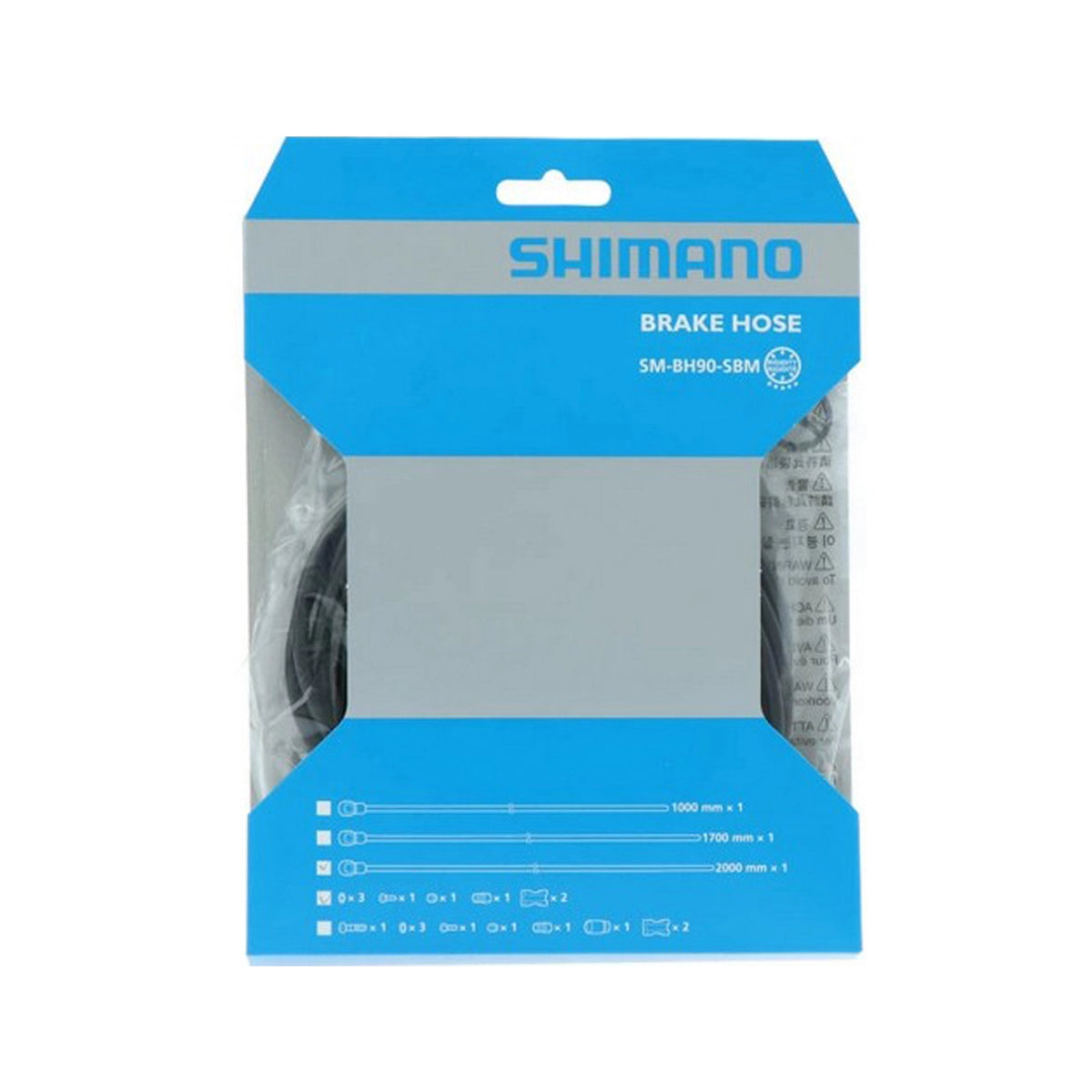 Shimano SM-BH90-SBM-A Bremsleitung mit Banjo-Anschluss-2000mm
