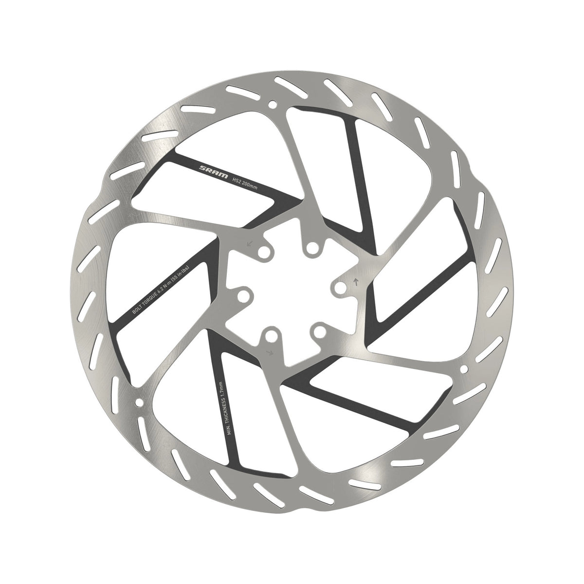 SRAM HS2 6-Loch Bremsscheibe für MTB 200MM