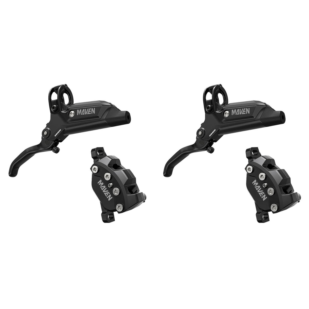 SRAM Maven Base 4-Kolben Scheibenbremse Komplett-Set